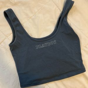 Cozy lounge playboy tank top!